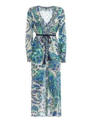 TWINSET: Vestidos largos - Vestido Largo - Estampado