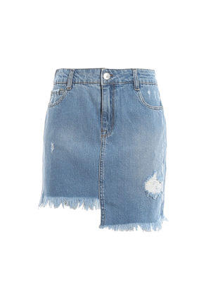 TWINSET: mini skirts - Denim mini skirt