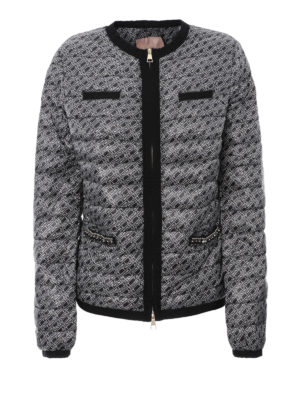 TWINSET: Kurze Daunenjacken - Daunenjacke - Grau