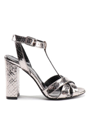 TWINSET: Sandalen - Sandalen - Silber