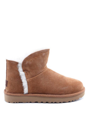 UGG: ankle boots - Classic Mini Fluff high-low ankle boots