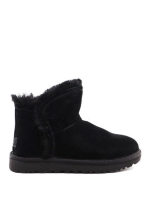 UGG: ankle boots - Classic Mini Fluff high-low ankle boots