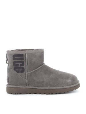 UGG: ankle boots - Classic Mini Logo Rubber booties