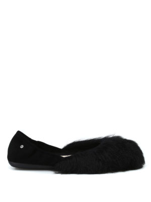UGG: ballerine - Ballerine Fluff Flat nere
