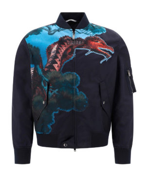 VALENTINO: bombers - Dragons Garden bomber jacket