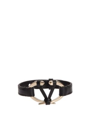 VALENTINO: Pulseras y brazaletes - Brazalete - Negro