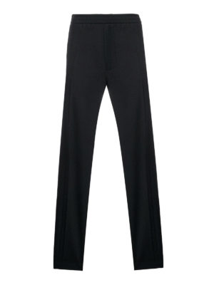 VALENTINO: casual trousers - Zips detailed wool and mohair blend trousers