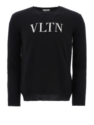 VALENTINO: crew necks - Wool cashmere blend sweater