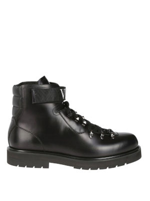 VALENTINO GARAVANI: tronchetti - Stivaletti in pelle VLTN