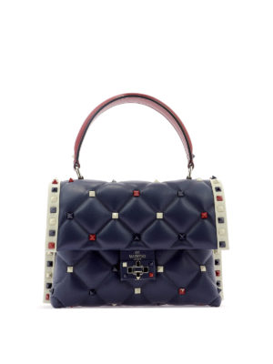 VALENTINO GARAVANI: bauletti - Borsa media Candystud in nappa trapuntata