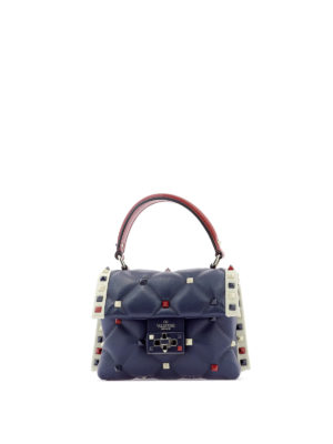 VALENTINO GARAVANI: bauletti - Borsa mini Candystud in nappa trapuntata