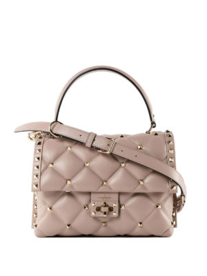 VALENTINO GARAVANI: bauletti - Bauletto rosa cipria Candystud