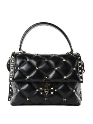 VALENTINO GARAVANI: bauletti - Bauletto nero Candystud