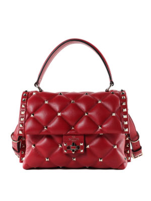 VALENTINO GARAVANI: bauletti - Bauletto Candystud in nappa trapuntata