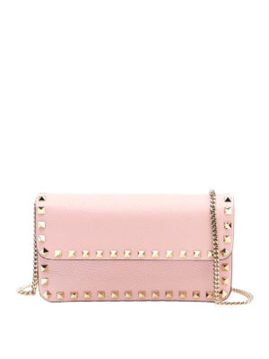 VALENTINO GARAVANI: pochette - Pochette Rockstud in pelle