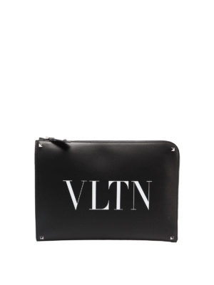 VALENTINO GARAVANI: pochette - Clutch con stampa VLTN