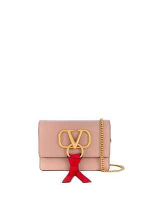 VALENTINO GARAVANI: borse a tracolla - Borsetta V-Ring in pelle