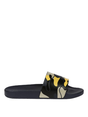 VALENTINO GARAVANI: sandali - Sandali con fascia camouflage