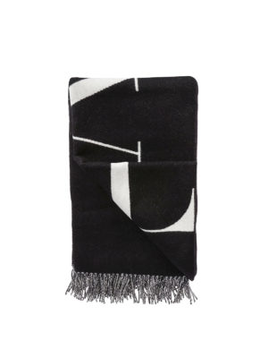 VALENTINO GARAVANI: sciarpe e foulard - Sciarpa grande in lana VLTN