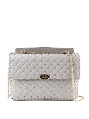 VALENTINO GARAVANI: borse a spalla - Borsa Rockstud Spike con borchie in pelle