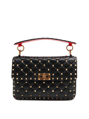 VALENTINO GARAVANI: shoulder bags - Rockstud Spike.It medium handbag