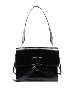 VALENTINO GARAVANI: borse a spalla - Borsa a spalla Vring lucida