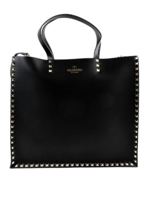 VALENTINO GARAVANI: shopper - Tote con borchie