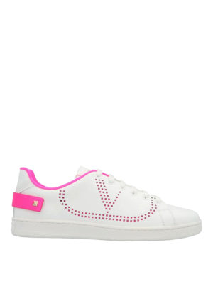 VALENTINO GARAVANI: trainers - Blancknet leather sneakers