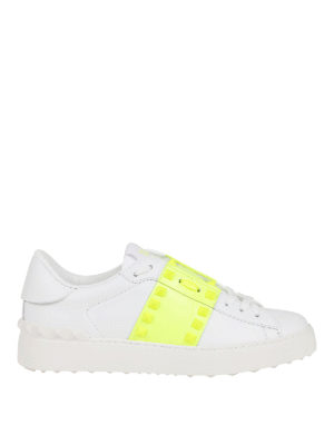 VALENTINO GARAVANI: trainers - Open neon band sneakers