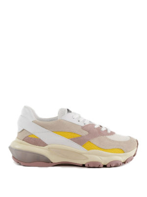 VALENTINO GARAVANI: sneakers - Sneaker Bounce in pelle e camoscio