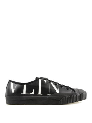 VALENTINO GARAVANI: sneakers - Sneaker VLTN nere in pelle