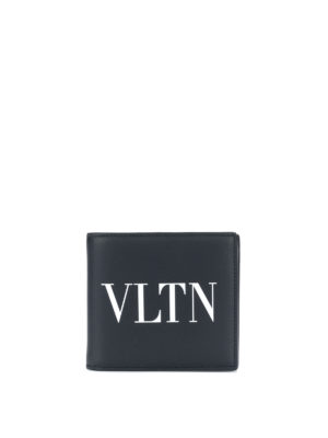 VALENTINO GARAVANI: wallets & purses - Bifold VLTN leather wallet