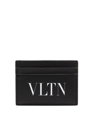 VALENTINO GARAVANI: portafogli - Porta carte in pelle VLTN