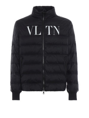 VALENTINO: giacche imbottite - Piumino VLTN in nylon nero opaco
