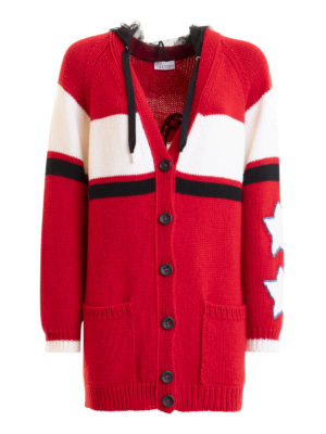 VALENTINO RED: cardigans - Rebel virgin wool cardigan