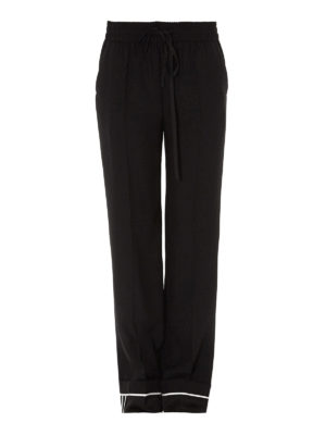 VALENTINO RED: Pantalones casual - Pantalón Casual - Negro