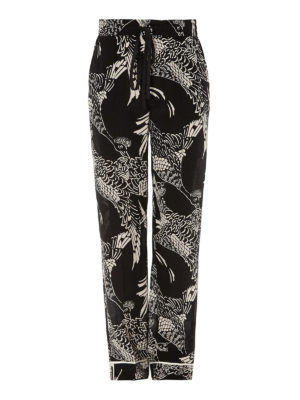 VALENTINO RED: Pantalones casual - Pantalón Casual - Negro