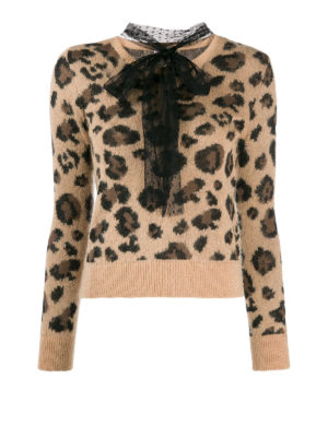 VALENTINO RED: Suéteres con cuello pico - Suéter Cuello Redondo