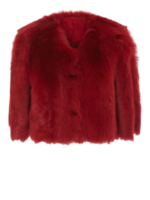 VALENTINO RED: Fur & Shearling Coats - Reversible real fur jacket