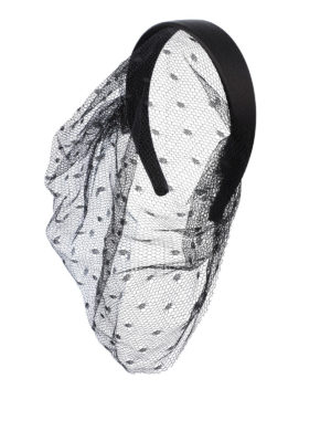 VALENTINO RED: accessori per capelli - Cerchietto con tulle point d'esprit