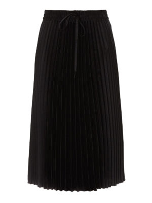 VALENTINO RED: Faldas media pierna y semilargas - Falda Semilarga - Negro