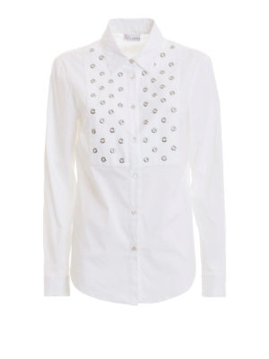 VALENTINO RED: camicie - Camicia in popeline con occhielli
