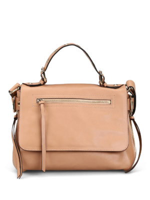 VALENTINO RED: borse a spalla - Borsa in pelle con lati espandibili