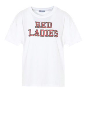VALENTINO RED: t-shirts - Red Ladies print T-shirt