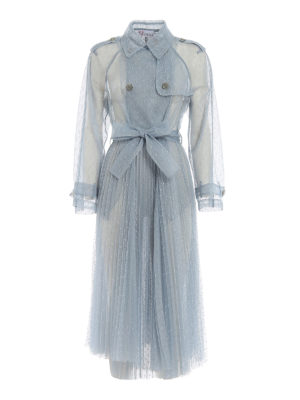 VALENTINO RED: Gabardinas - Gabardina - Azul Claro