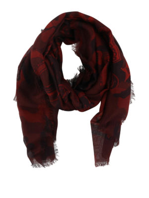 VALENTINO: sciarpe e foulard - Sciarpa in misto seta Love Blade