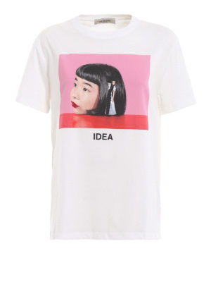 VALENTINO: t-shirt - T-shirt con stampa Idea by Izumi Miyazaki
