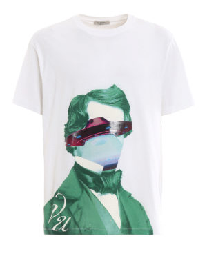 VALENTINO: t-shirt - T-shirt Valentino Undercover face ufo