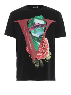 VALENTINO: t-shirt - T-shirt nera Valentino Undercover