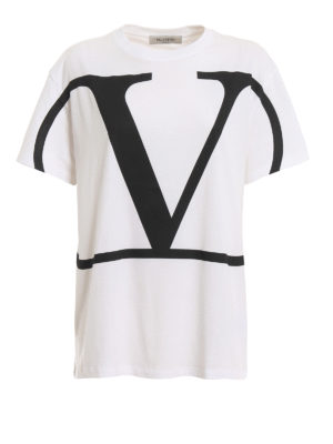 VALENTINO: t-shirt - T-shirt over Vlogo